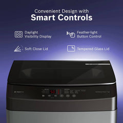 Bosch 7 kg Fully Automatic Top Load Washing Machine Black (WOE70AG0IN)-4