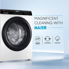 Haier 7 kg Fully Automatic Front Load Washing Machine with In-built Heater White (HW70-IM12929S6)-2