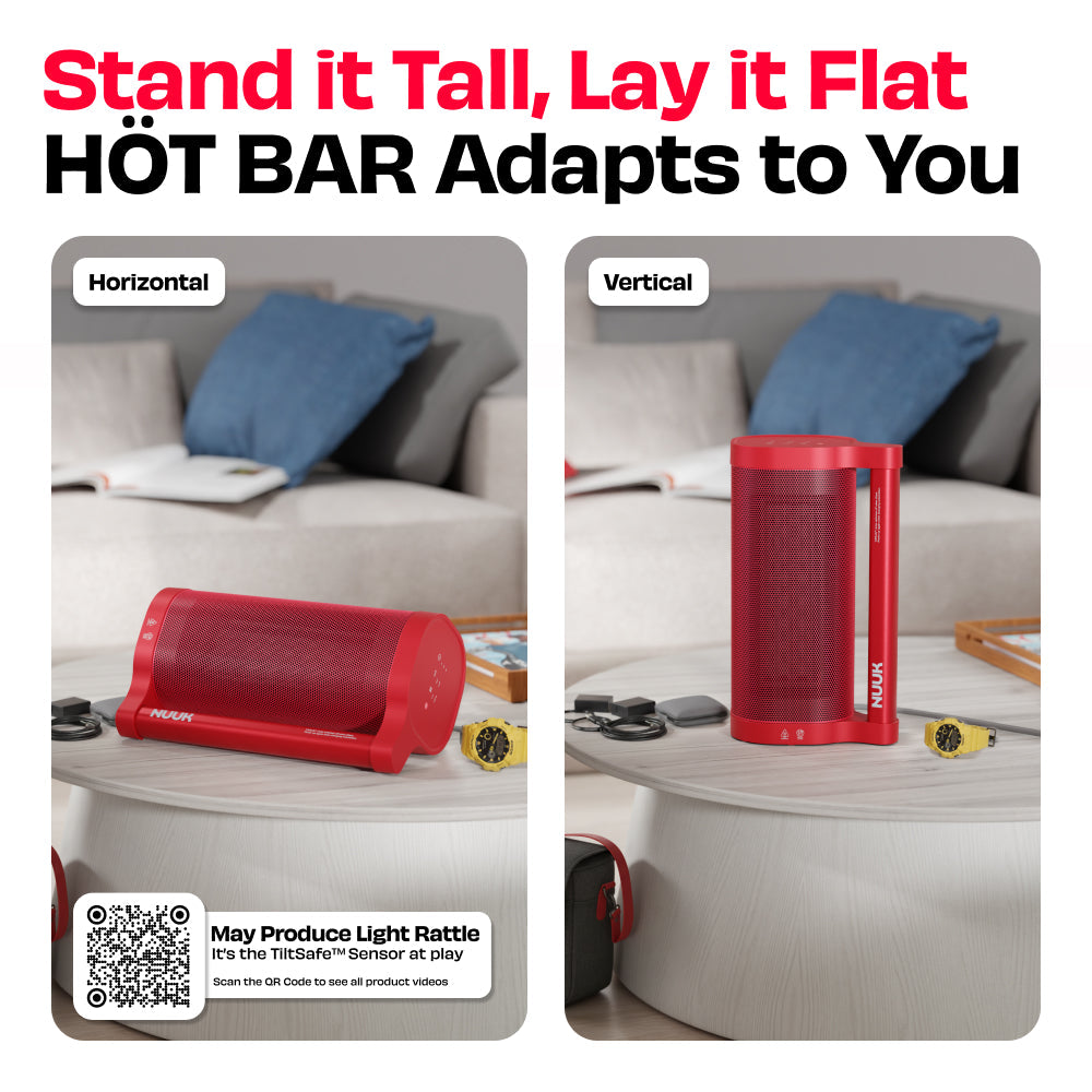 HÖT BAR | 2200W Space Heater with PTC Technology and Feather Touch Panel