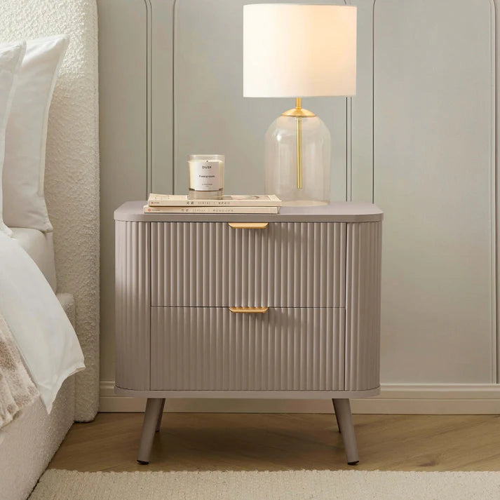 Selin 2 Drawer Bedside Table