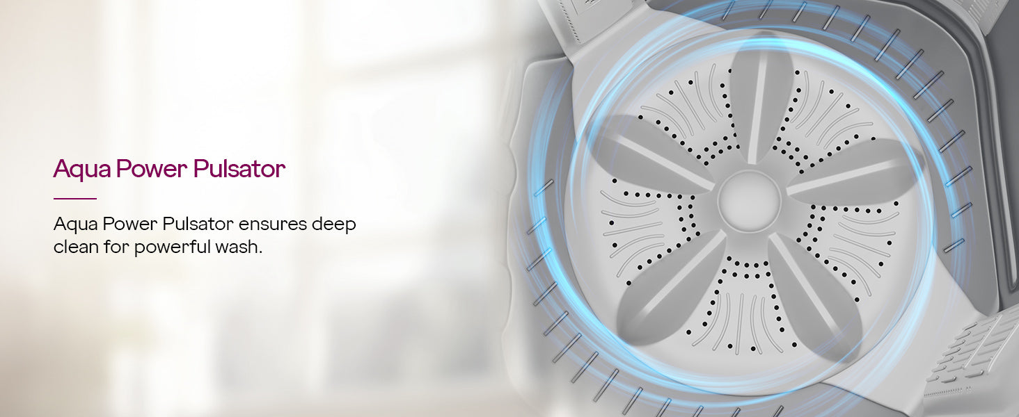 Godrej 12 Kg 5 Star, 1440 RPM Spin Motor, Tri-Roto Pulsator For Powerful Scrub, 370 W PowerMax Wash For Heavy Laundry Semi Automatic Top Load Washing Machine (WS EDGE UNO 120 5.0 PB4 MIGR, Mist grey)