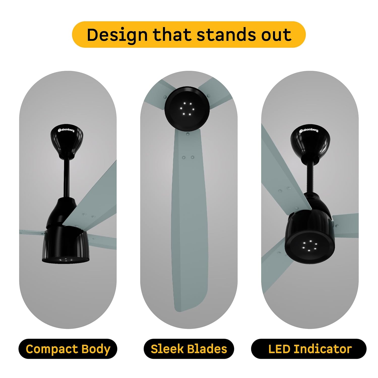 atomberg Renesa Enzel 1200mm BLDC Ceiling Fan with Remote Control | BEE 5 star Rated Energy Efficient Fan | High Air Delivery with LED Indicators| 3 Year Warranty (Misty Teal)