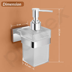 Plantex Stainless Steel Liquid Soap Dispenser/Shampoo Dispenser/Hand Wash Bathroom Accessories - Nexa (Chrome)-4
