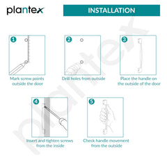 Plantex Cabinet Handle/96mm Handle for Drawer/Wardrobe/Kitchen Handle/Pull-Push Handle for Home/Office - Pack of 1 (Gold) (Model APS-PH-104)-5