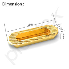 Plantex Sliding Door Handle/Concealed Handle for Sliding Door/96mm Concealed Handle for Wardrobe/Kitchen Cabinet - Pack of 4 (PVD Gold) (Model APS-DTC-3770)-2
