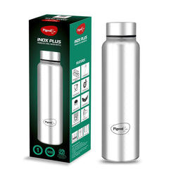 Pigeon by Stovekraft Inox Hydra Plus Stainless Steel Drinking Water Bottle 900 ml - Silver (1 year Warranty)