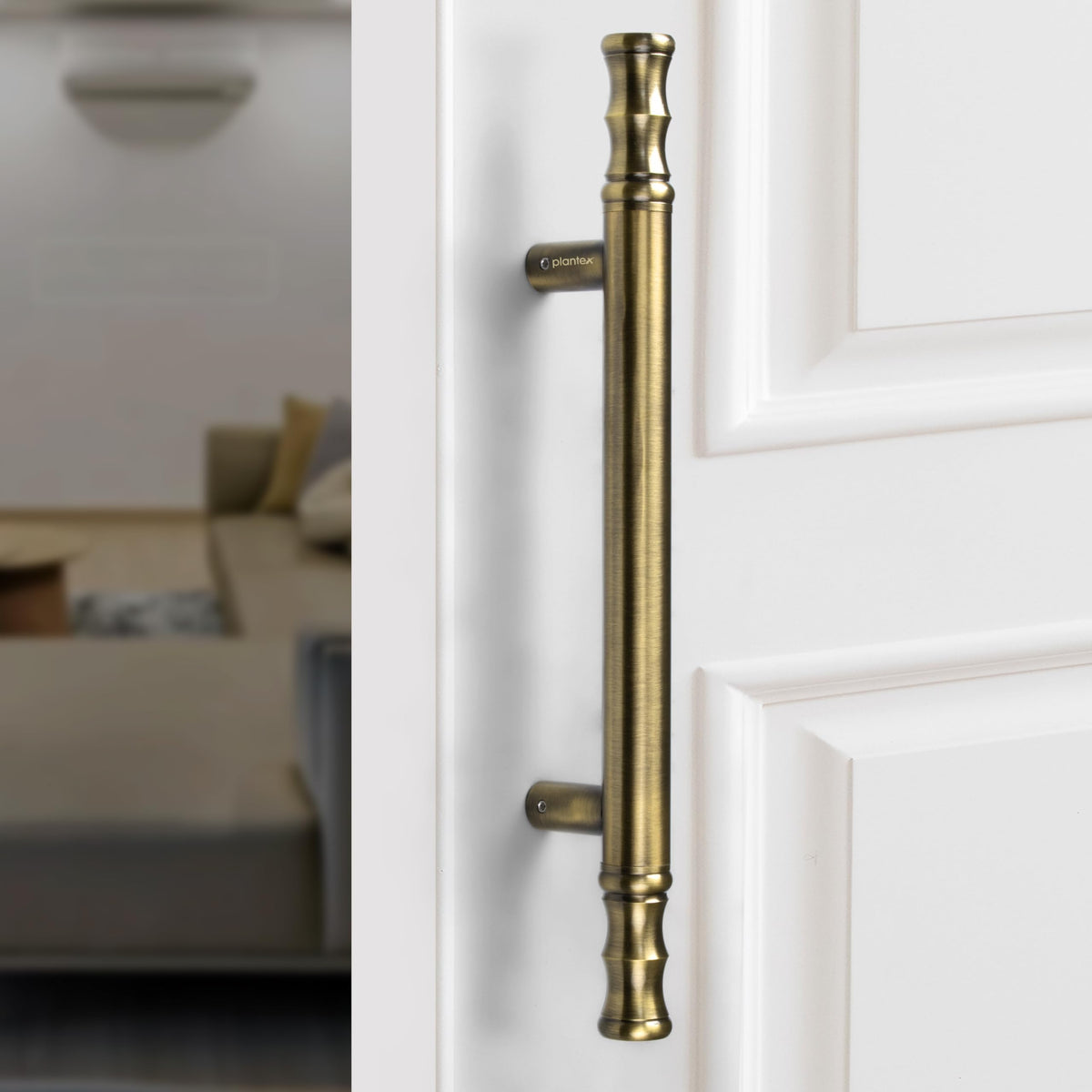Plantex Main Door Handle/Door & Home Decore/14 Inch Main Door Handle/Pull-Push Handle - Pack of 1 (Brass Antique)-1
