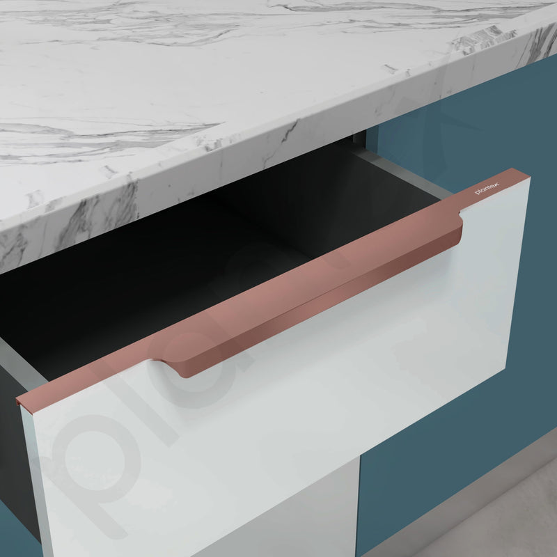 Plantex Profile Handle for Kitchen Cabinet/20 Inch Aluminium Drawer Profile Handle/Wardrobe Pull Handle for Home/Office/Hotel - Pack of 2 (Rose Gold) (Model APS-PF-1004)-2