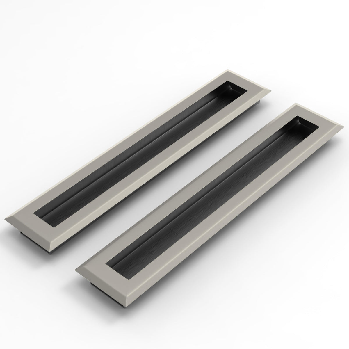 Plantex Sliding Door Handle/Concealed Handle for Sliding Door/224mm Concealed Handle for Wardrobe/Kitchen Cabinet - Pack of 2 (Satin) (Model APS-DTC-3900)