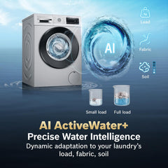 Bosch 9 kg 5 Star Front Load Fully Automatic Washing Machine, AI ActiveWater, Automated Dosing of Detergent(ADOS), Antibacterial Tech, 14 Wash (WGA242IS)-4