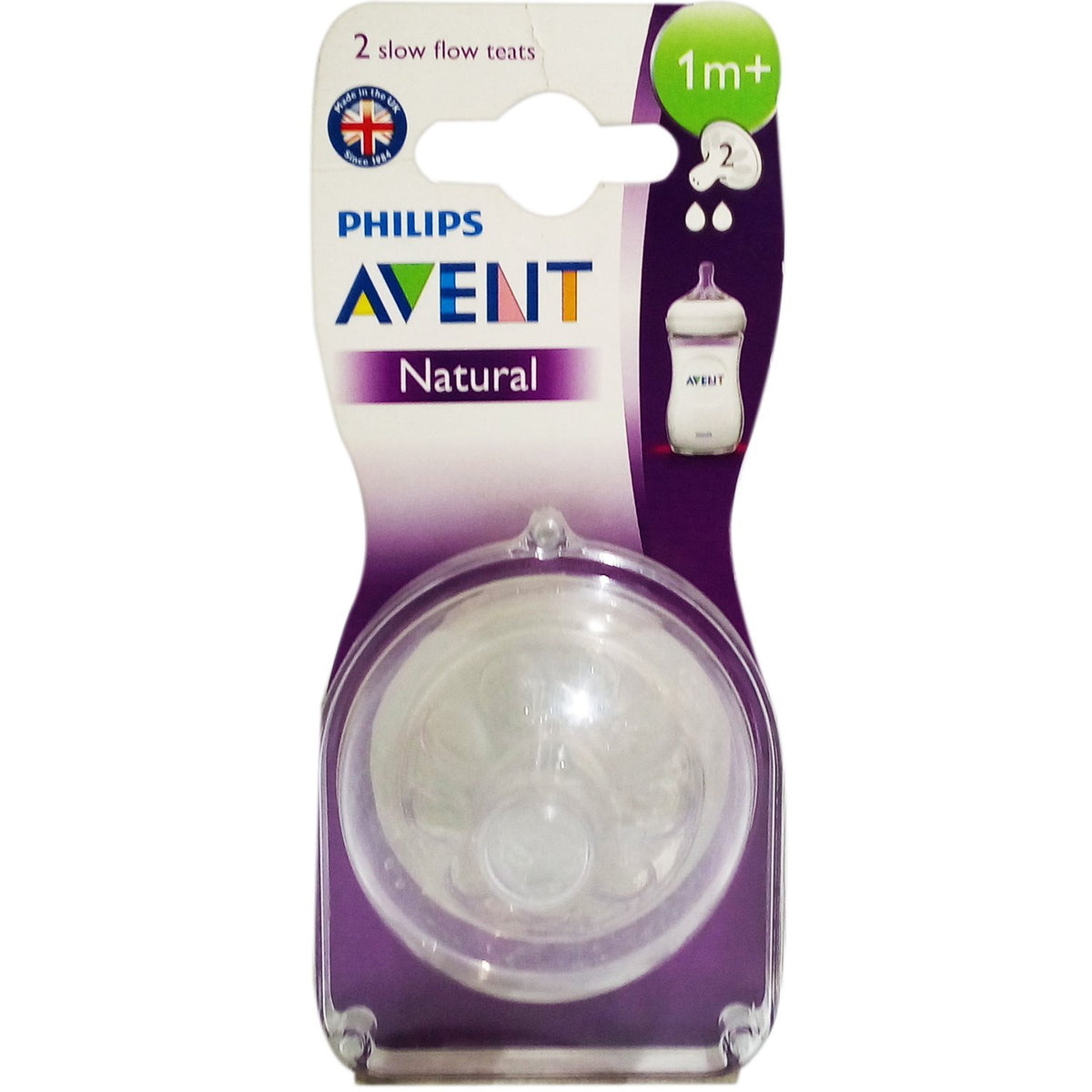 Philips Avent Newborn Flow Teats - Natural Slow Flow, 1N Pack