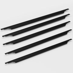 Plantex Profile Handle for Kitchen Cabinet/32 Inch Aluminium Drawer Profile Handle/Wardrobe Pull Handle for Home/Office/Hotel - Pack of 5 (Black) (Model APS-PF-1003)-1