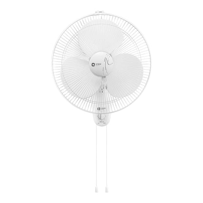 Orient Electric 400 MM Wall-44 Wall Fan | Wall Mount Fan for Home & Kitchen | Powerful Motor with High Air Delivery | Smooth Oscilation, 3-Speed Control | 2 Years Warranty by Orient | Crystal White