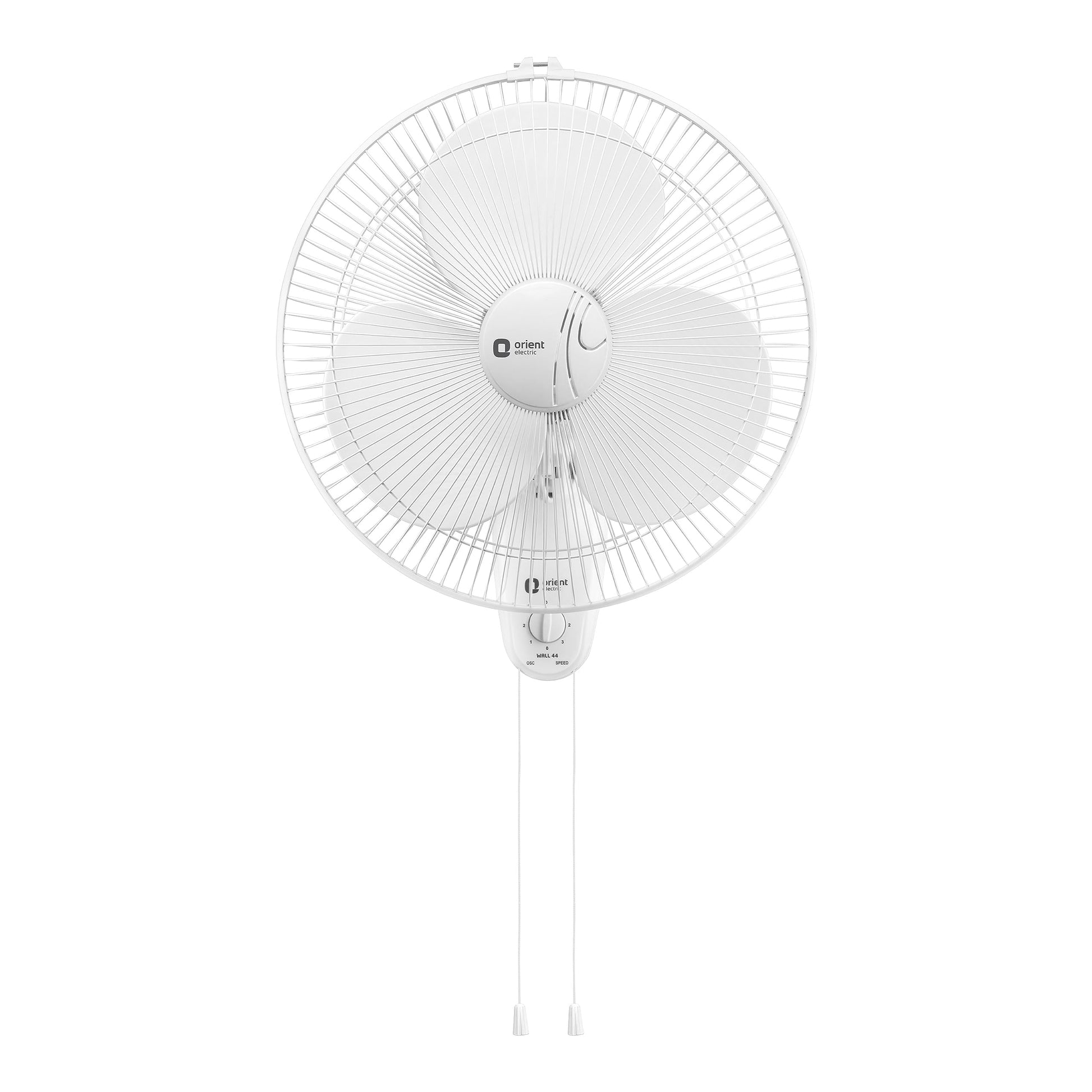 Orient Electric 400 MM Wall-44 Wall Fan | Wall Mount Fan for Home & Kitchen | Powerful Motor with High Air Delivery | Smooth Oscilation, 3-Speed Control | 2 Years Warranty by Orient | Red