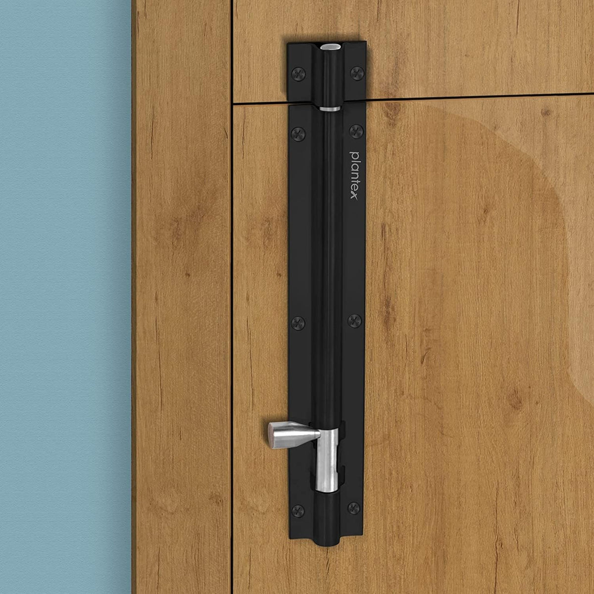 Plantex Stainless Steel Tower Bolt/Tower Bolt for Home,Offices Doors and Windows/8 Inch Tower Bolt for Main Door/Door Latch/Kundi/Chitakini/Door Latch for Windows - Pack of 2 (Multicolour)-5