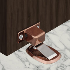 Plantex Door Stopper Magnetic/Door Holder Stopper/Floor Door Stoppers/Stops for Home/Hotel/Office (184 Rose Gold)-1