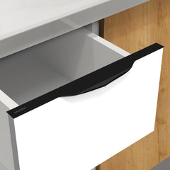 Plantex Profile Handle for Kitchen Cabinet/12 Inch Aluminium Drawer Profile Handle/Wardrobe Pull Handle for Home/Office/Hotel - Pack of 1 (Black) (Model APS-PF-1002)-1
