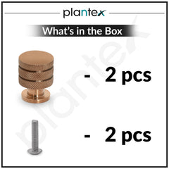 Plantex Knobs for Drawer/Drawer Knobs/Cabinet Knobs/Drawer knobs Handle/Pull-Push Knobs for Home/Office Drawers - Pack of 2 (Rose Gold)-5