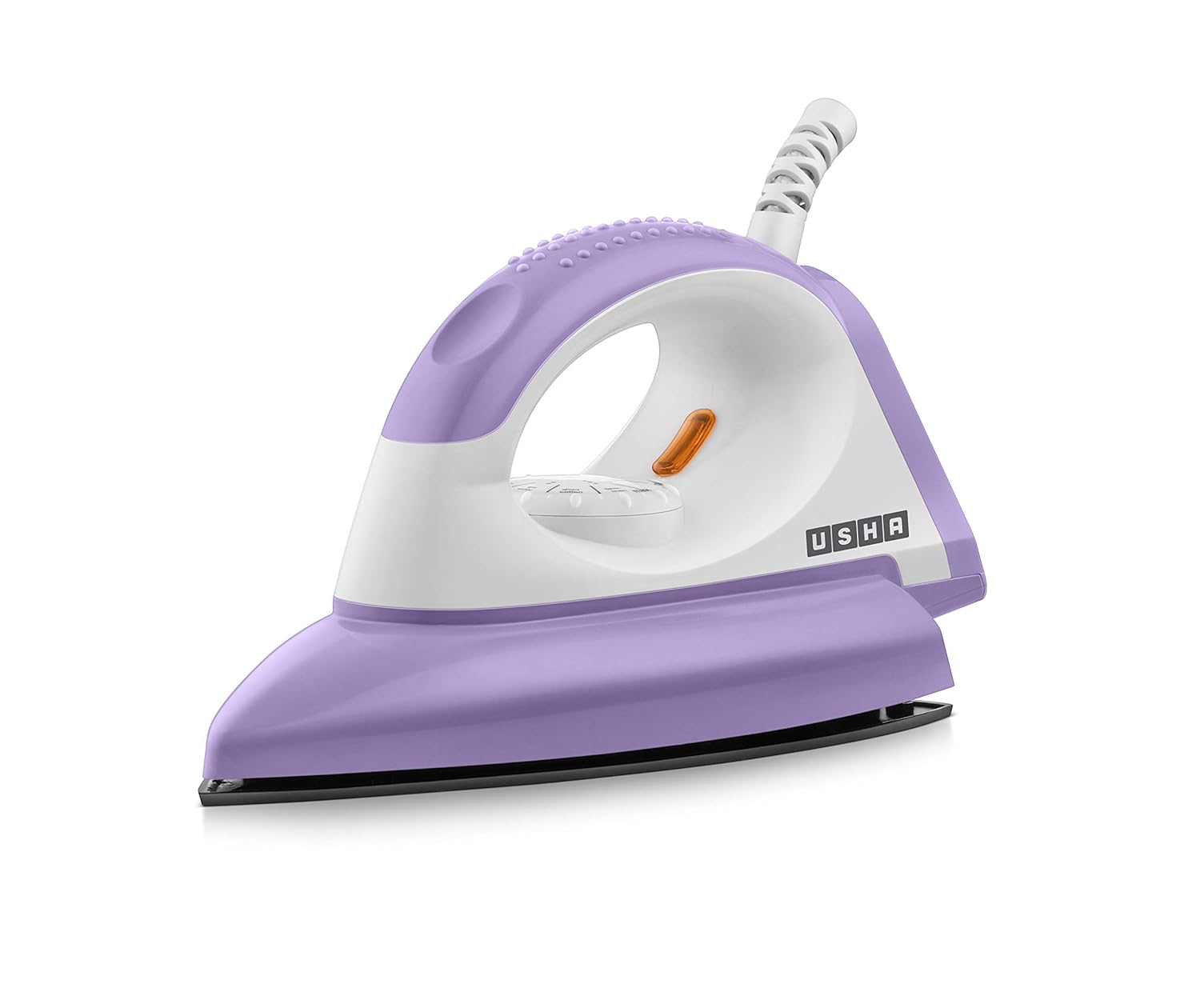 USHA EI Armor 1100 W Dry Iron With Black Weilburger Soleplate (Purple), 1100 Watt (Pack of 2)