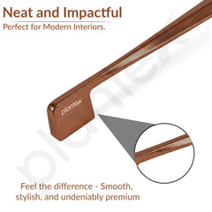 Plantex Cabinet Handle/160mm Handle for Drawer/Wardrobe/Kitchen Handle/Pull-Push Handle for Home/Office - Pack of 2 (Rose Gold) (Model APS-PH-104)-4