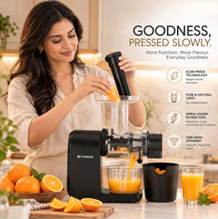 Faber FSJ NutriSip 150 Cold Press Slow Juicer | 200 Watts Motor| Safety Protection System|Low Vibration|SS 304 Mesh Filt