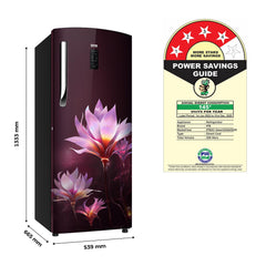 IFB 206 L Direct Cool Single Door 4 Star Refrigerator with Powered by E-Tech, with Extraordinary Storage (AI-MAGIC IFBDC