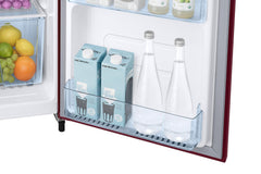 Samsung 183 L, 3 Star, Digital Inverter, Direct-Cool Single Door Refrigerator (RR20H2723RZ/NL, Midnight Blossom Red, Single Touch Defrost, 2026 Model)-6