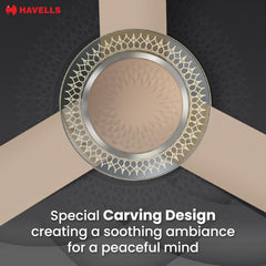 Havells CERA BLDC 1200 mm Premium Underlight Ceiling Fan with Remote (Champagne)-3