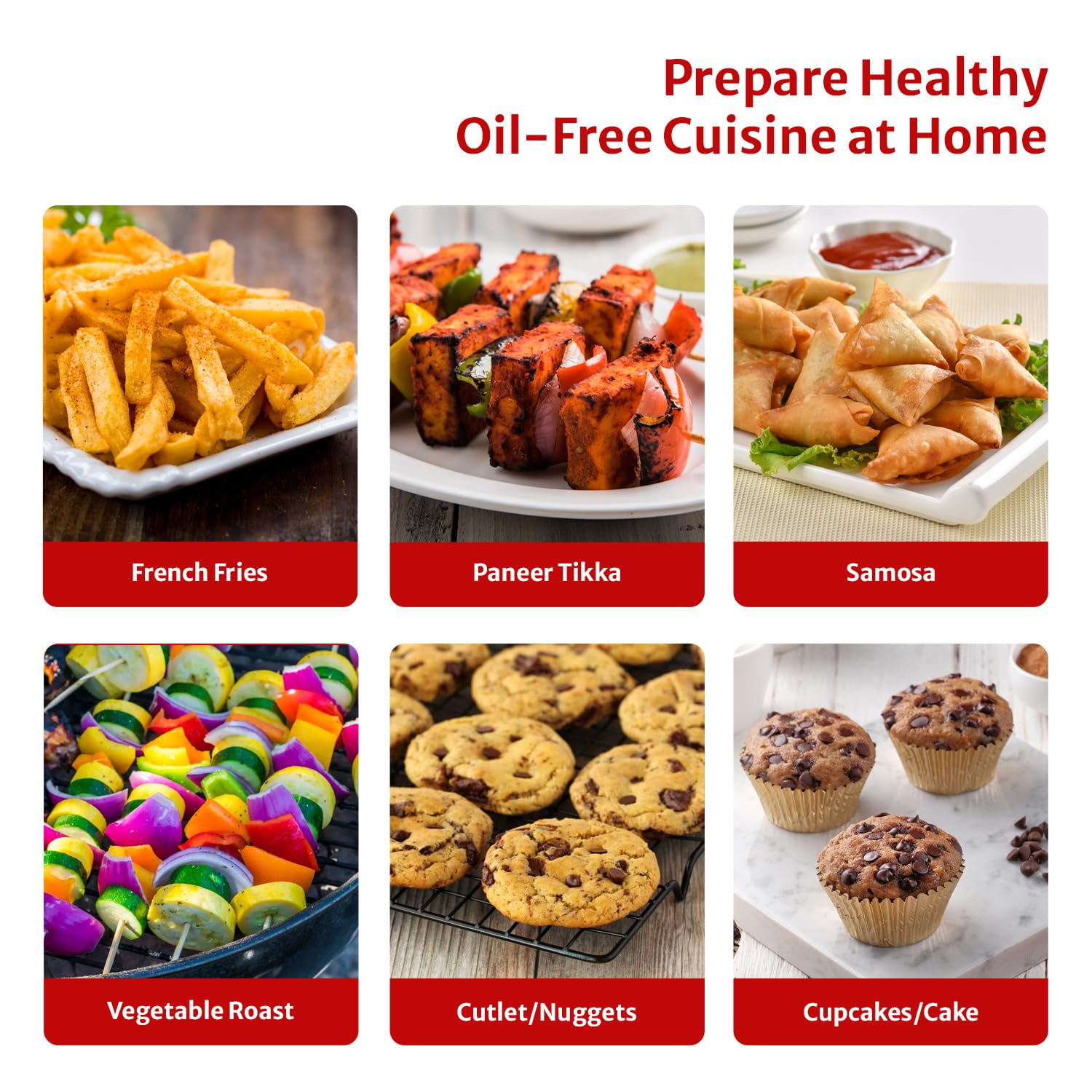 Pigeon by Stovekraft Air Fryer Oven 25L | 2-in-1 Appliance (OTG + Airfryer) | 1400 Watts | Air Fry, Bake, Broil, Toast, Defrost (Black) | Without Rotisserie