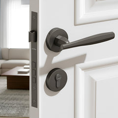 Plantex Door Lock for Home/Main Door Lock Set/Mortise Lock Set with Brass Lock Body & Cylinder - Pack of 1 (7135, Grey)-1