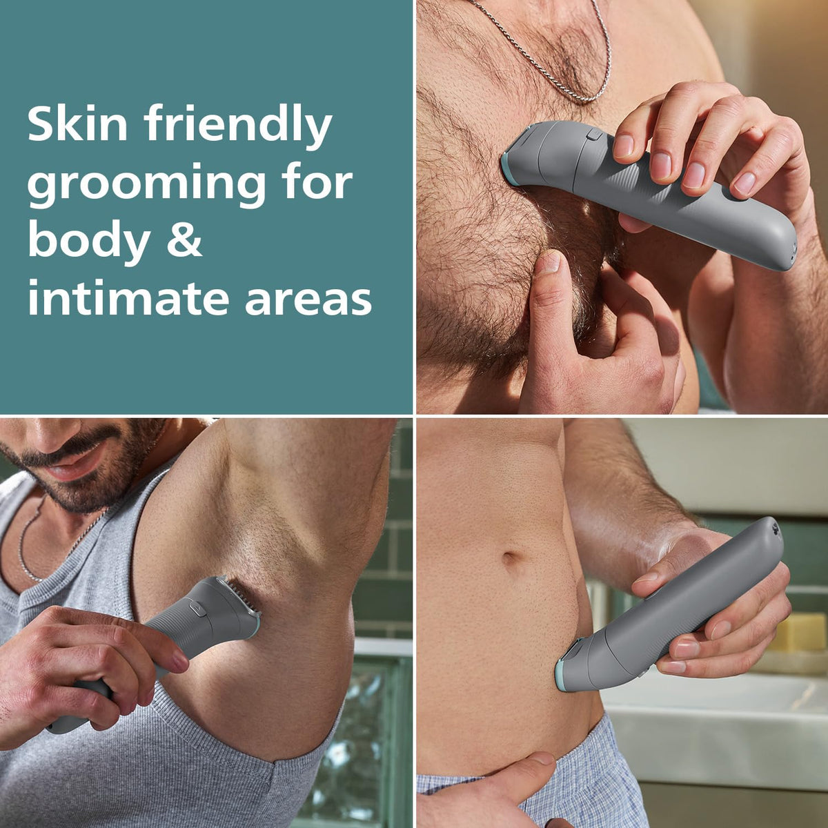 Philips Body & Balls Trimmer for Men Private Parts (BG3470/15)