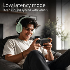 Philips TAH4050 Wireless Bluetooth Headphones with Mic, 40mm Dynamic Drivers, Bluetooth 6.0 (TAH4050-GR)