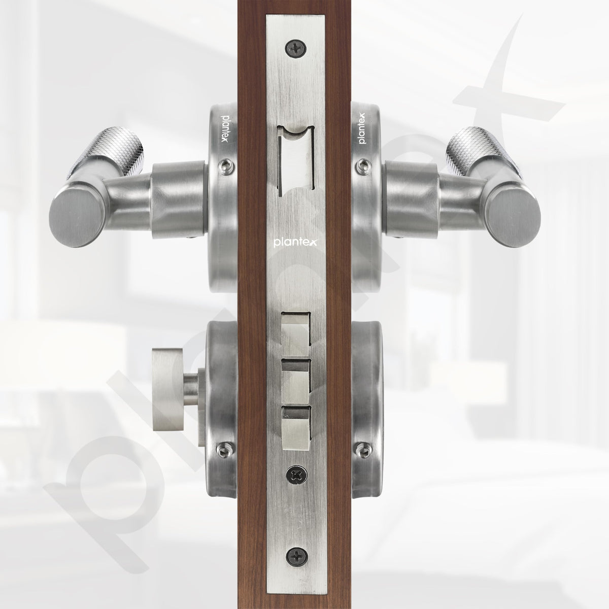 Plantex Main Door Lock/Stainless Steel Mortise Door Lock for Bedroom/Home/Office/Hotel/Mortise Locks with 3 Keys - (Satin)-5