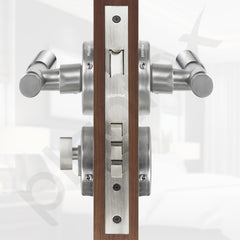 Plantex Main Door Lock/Stainless Steel Mortise Door Lock for Bedroom/Home/Office/Hotel/Mortise Locks with 3 Keys - (Satin)-5