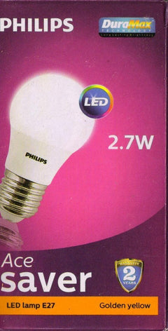 Philips E273W LED Warm White Bulb, Pack of 6, (Ace Saver)