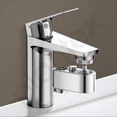 Plantex Brass Universal Rotation Splash Protector for Kitchen/2 Mode (Up Down Water Outlet) Tap extender for Kitchen sink-(H-143-Chrome)-5