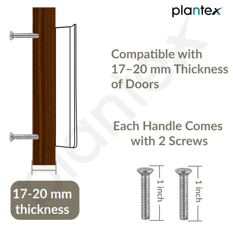 Plantex Cabinet Handle/Kitchen Cabinet Door Handle/Wardrobe/600 mm Cupboard Handle/Door Pull-Push Handle for Home/Office - Pack of 2 (Satin) (Model APS-DTC-5200)-5