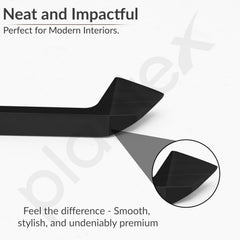 Plantex Cabinet Handle/Kitchen Cabinet Door Handle/Wardrobe/160 mm Cupboard Handle/Door Pull-Push Handle for Home/Office - Pack of 2 (Black) (Model APS-DTC-3780)-4