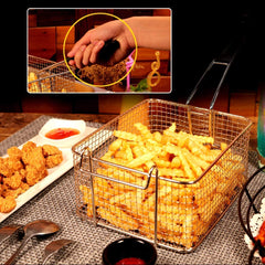 Electric Deep Fat Fryer Machine 6+6 Ltrs – Dual Basket, Adjustable Temperature, Stainless Steel, Ideal for Home & Commercial Use, Quick & Even Frying
