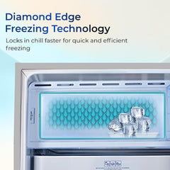 Haier 165 L 1 Star Direct Cool Single Door Refrigerator with Diamond Edge Freezing Technology, Easy Clean Back, Large Vegetable Box (HED-171MSA-P,)-6