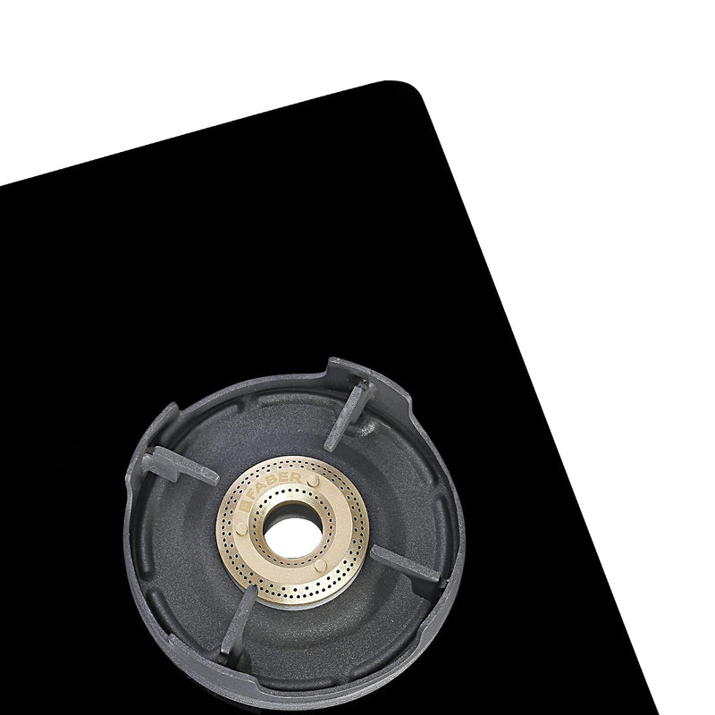 Faber 75 cm,3 Burner Gas stove (NiOS DLX 753 BB BK) Maual Ignition, Black