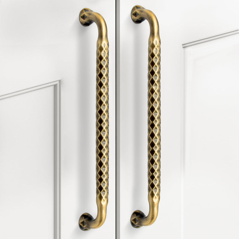 Plantex Cabinet Handle/Kitchen Cabinet Door Handle/Wardrobe/288 mm Cupboard Handle/Door Pull-Push Handle for Home/Office - Pack of 2 (Brass Antique) (Model APS-DTC-3710)-1