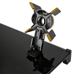 Faber Liftable Burners Freestanding Cooktop | Genius 752 Bk | 75Cm Width | Brass Burners | Manual Ignition | Abs Knobs |