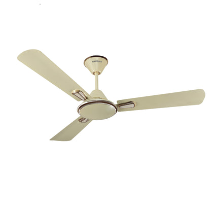 Havells FAB BLDC ULED Ceiling Fan 1200mm, 5 star, LED Speed Indicator, 380 RPM, Up to 65% Savings,Reverse Rotation,4 Speed Modes,Low Wattage 30W,Low Noise,Air Flow:225 CMM, 3 Year Warranty,Blush Ivory
