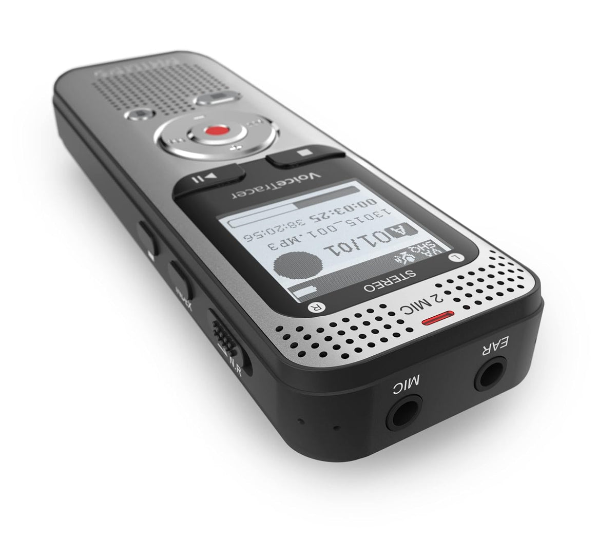 Philips DVT2015 VoiceTracer Audio Recorder, Stereo, MP3, 8 GB, Including Speech-to Text Sembly Trial