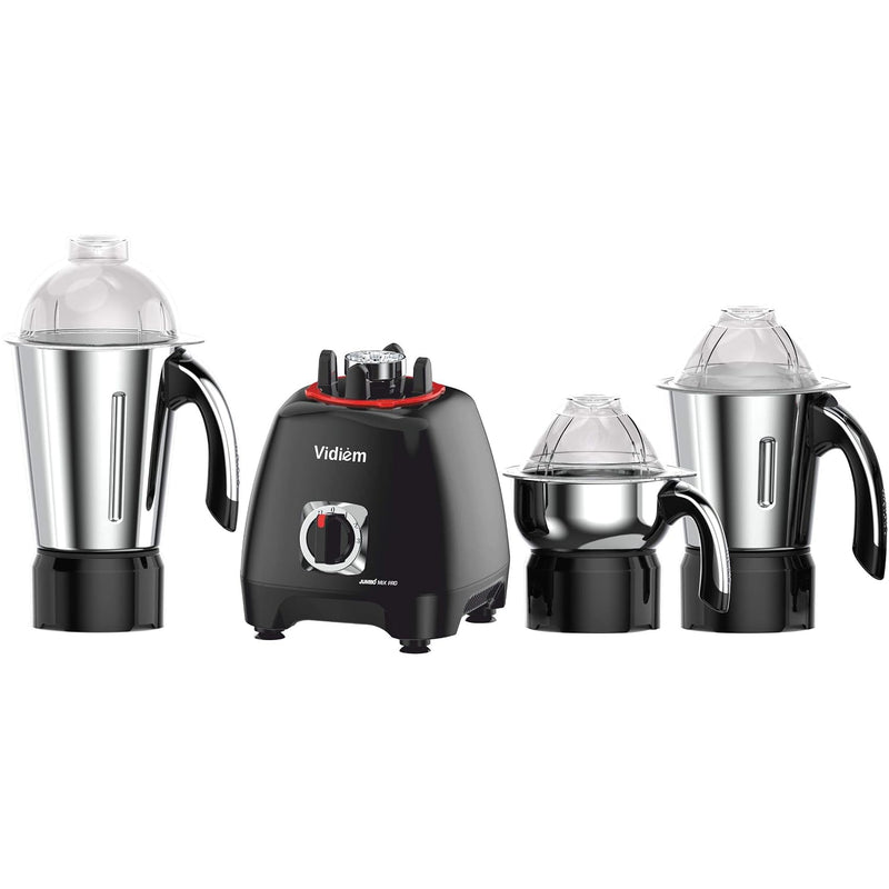 Vidiem MG 567 A Jumbo Mix Pro Mixer Grinder 1000W with 2 Jars (Black)
