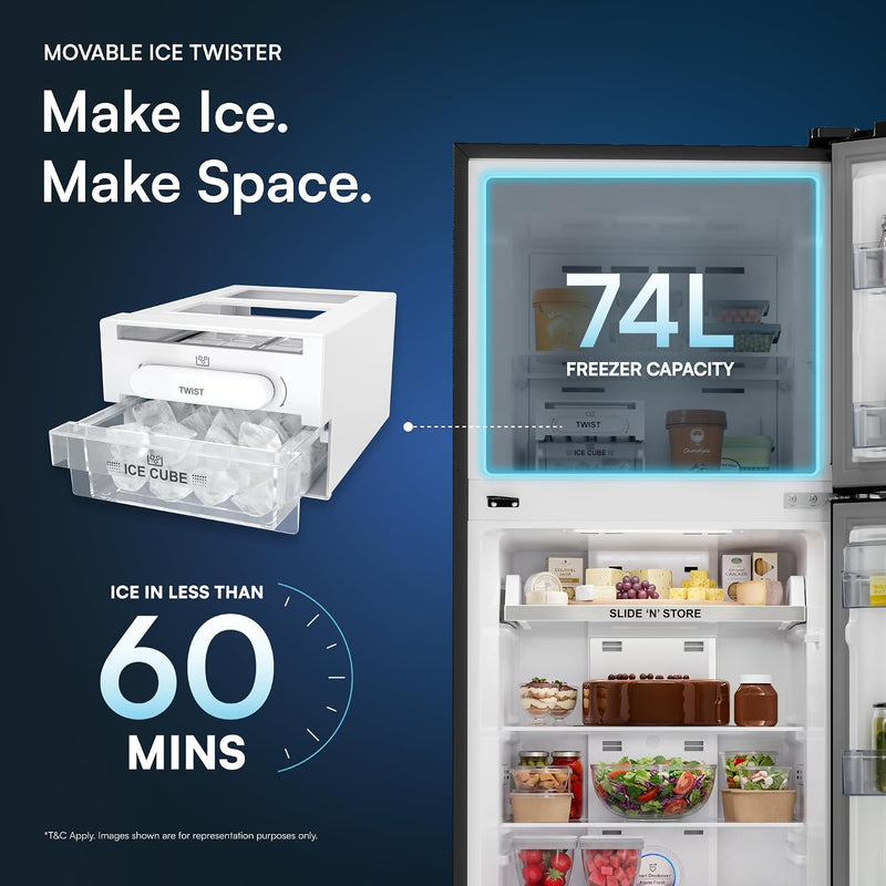 IFB 331L 3 Star 12-in-1 Convertible, Advanced Inverter Frost-Free Double Door Refrigerator with 30 Hrs Cooling Retention