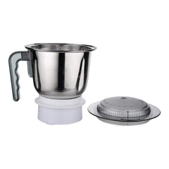 Grinder (Dry) Jar 1000 ml - Stainless Steel | Compatible with Sujata Mixer Grinder