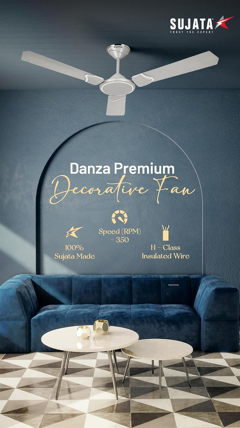 Sujata Danza 1200 mm Ceiling Fan (Matt Bronze Copper)-3