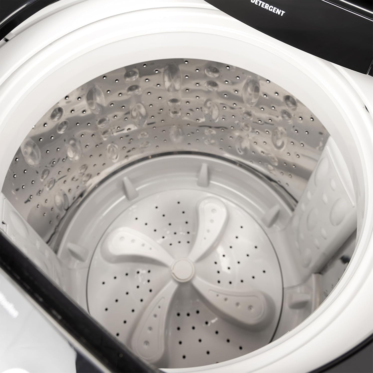 Midea 9 Kg 5 Star, Self Clean Drum Technology, Fully Automatic Top Load Washing Machine with Inbuilt Heater, 10 Wash Programs (MWMTL090FP1GHMB, Metal Body Mid Black)